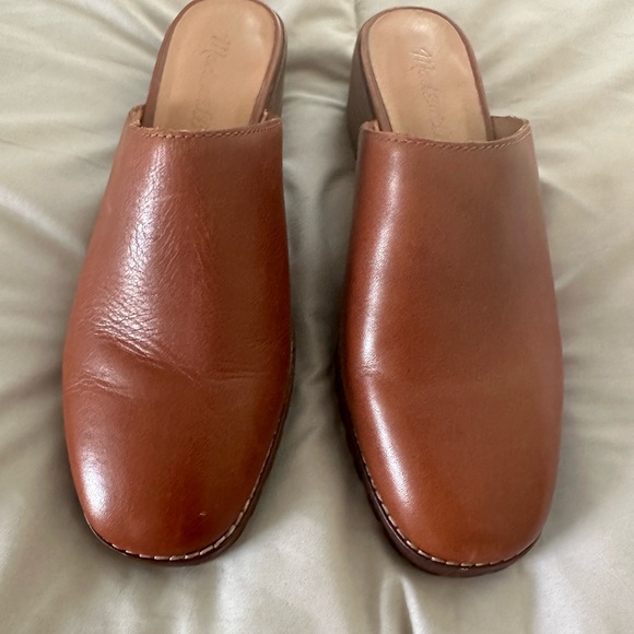 Madewell leather mules size 6 - Picture 2 of 8